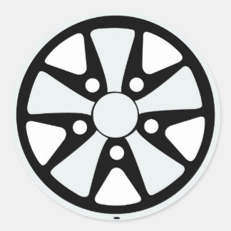 Fuchs 5 Bolzenaufkleber Runder Aufkleber