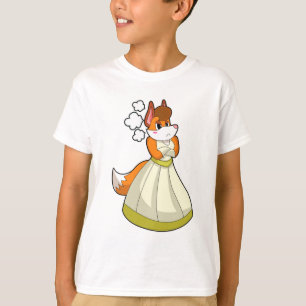 Fuchs als Braut mit Hochzeitskleid.PNG T-Shirt