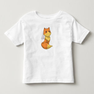 Fuchs als Braut mit Schleier Kleinkind T-shirt