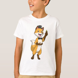 Fuchs als Bräutigam mit Ehering T-Shirt