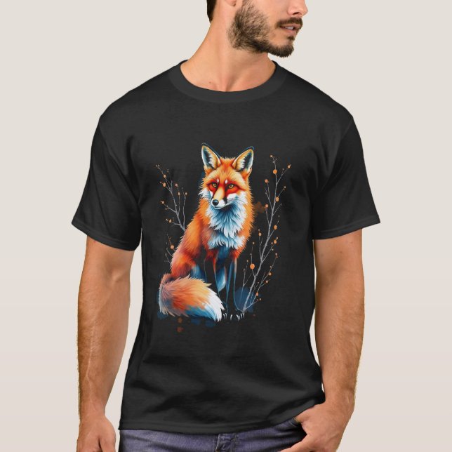 Fuchs Art Design T-Shirt (Vorderseite)