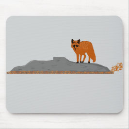 🦊 Fuchs auf der Rock-Mauspad Mousepad