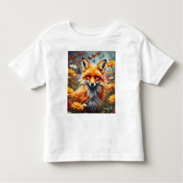 Fuchs auf der Wiese Kleinkind T-shirt