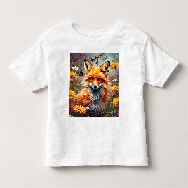 Fuchs auf der Wiese Kleinkind T-shirt (Vorderseite)