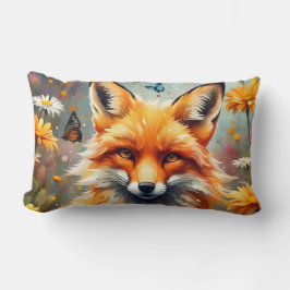 Fuchs auf der Wiese Lendenkissen