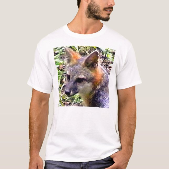 FUCHS-AUSRÜSTUNG, DIE IN DER BÜRSTE SPIELT T-Shirt (Vorderseite)