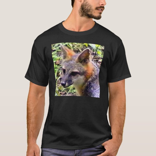 FUCHS-AUSRÜSTUNG, DIE IN DER BÜRSTE SPIELT T-Shirt (Vorderseite)
