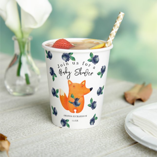 Fuchs-Baby-Party Pappbecher (In Situ)