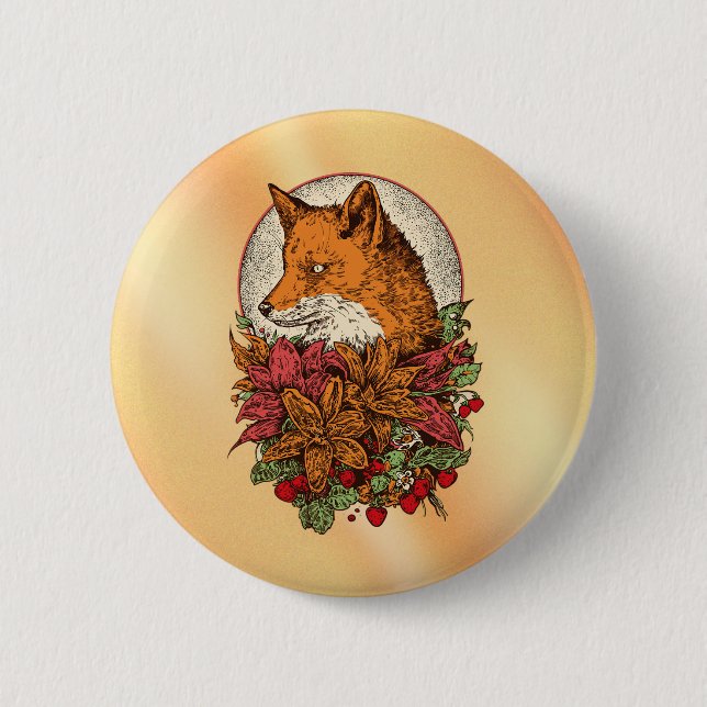 Fuchs Button (Vorderseite)