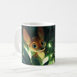 Fuchs Cartoon-Stil lebendige bunte niedliche Kaffe Kaffeetasse