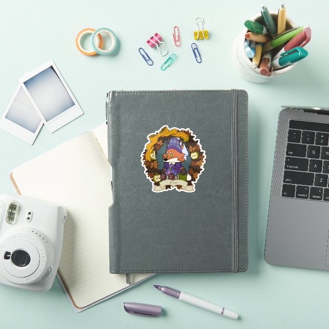 Fuchs Custom-Cut Vinyl-Aufkleber Aufkleber (iPad Hülle)