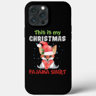 Fuchs Das ist mein Weihnachts-Pyjama-Shirt T-Shirt Case-Mate iPhone Hülle