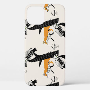 Fuchs, Eule, Baum, Vintag nahtlos. Case-Mate iPhone Hülle