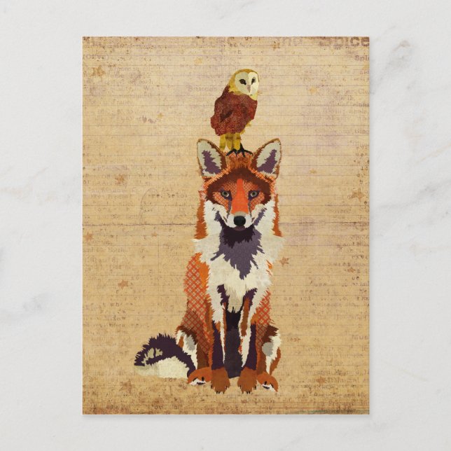 FUCHS & EULE Postkarte (Vorderseite)