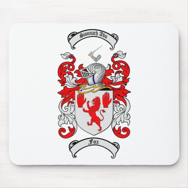 FUCHS-FAMILIENWAPPEN - FUCHS-WAPPEN MOUSEPAD (Vorne)