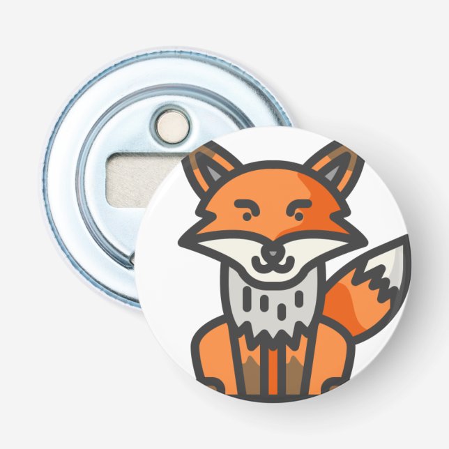 Fuchs Flaschenöffner (Vorderseite)