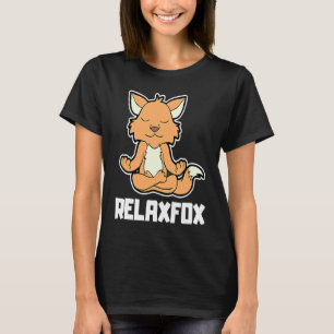 Fuchs Fox Relaxfox Yoga Tier Position Vintage Fr T-Shirt