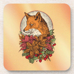 Fuchs Getränkeuntersetzer
