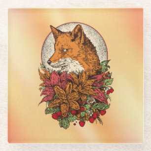 Fuchs Glasuntersetzer