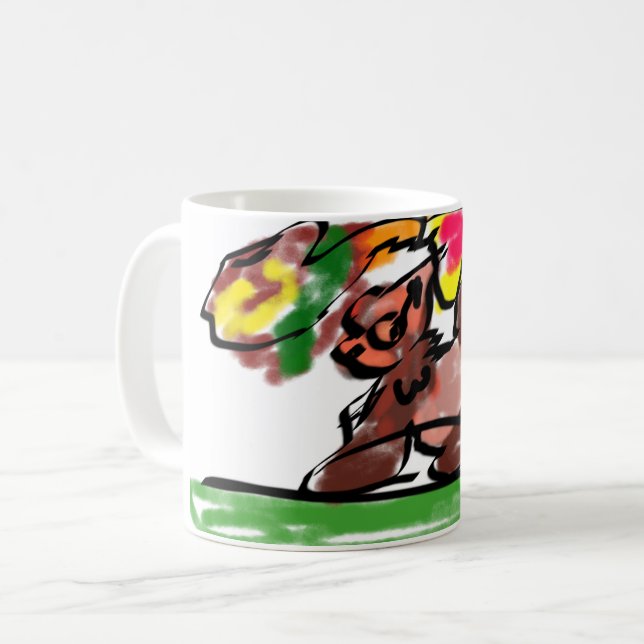 Fuchs Herbst-Latte-Joy  Kaffeetasse (Vorderseite Links)