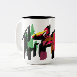 Fuchs Herbst Set Zweifarbige Tasse