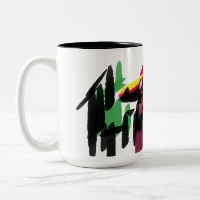 Fuchs Herbst Set Zweifarbige Tasse (Links)