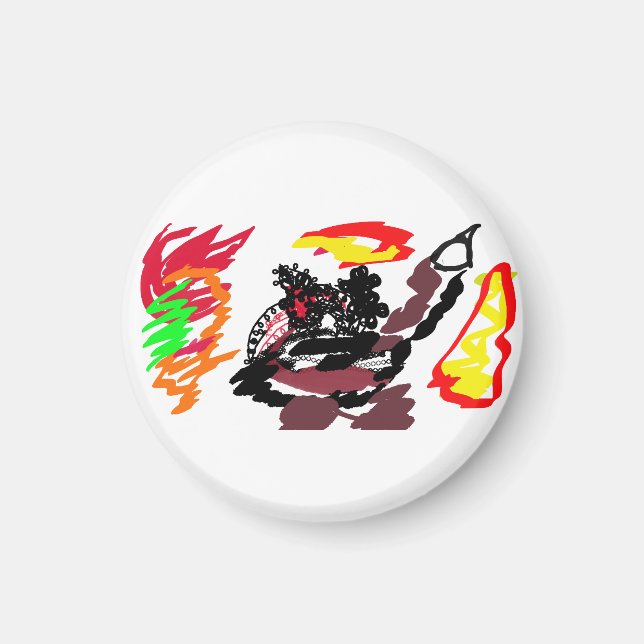 Fuchs Herbst wild  Magnet (Vorne)