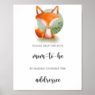 Fuchs - Hilfe für die beschäftigte werdende Mutter Poster