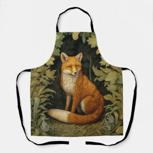 Fuchs im Wald, Jugendstil Schürze
