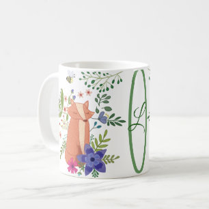 Fuchs im Wald personalisiert  Kaffeetasse