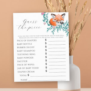 Fuchs in Blüte - Raten Sie mal, was das Spiel kost