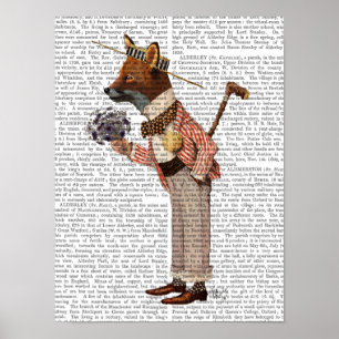 Fuchs in Boater Poster