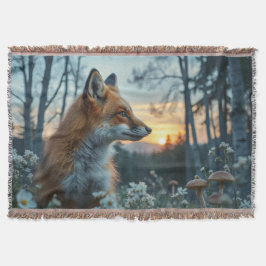 Fuchs in den Blumen Decke