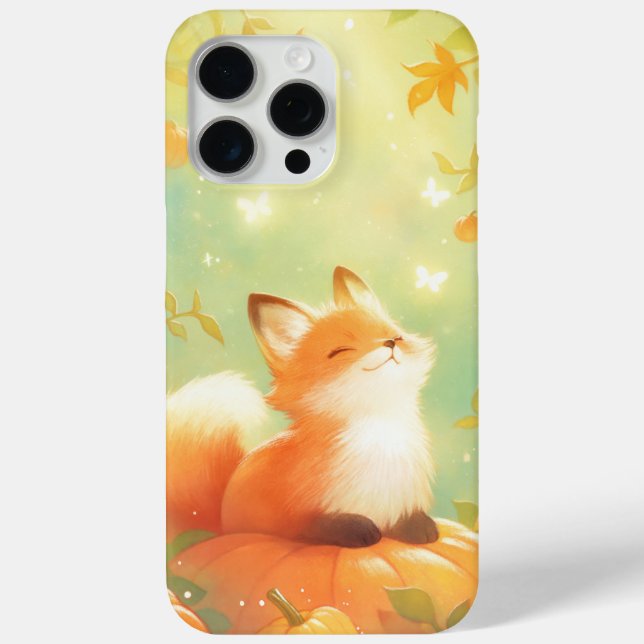 Fuchs-Kürbis-Ständer Case-Mate iPhone Hülle (Rückseite)