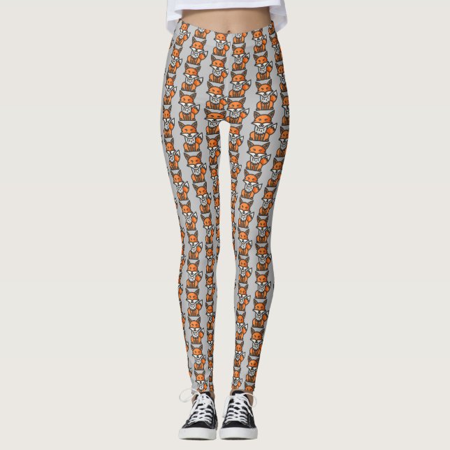 Fuchs Leggings (Vorderseite)