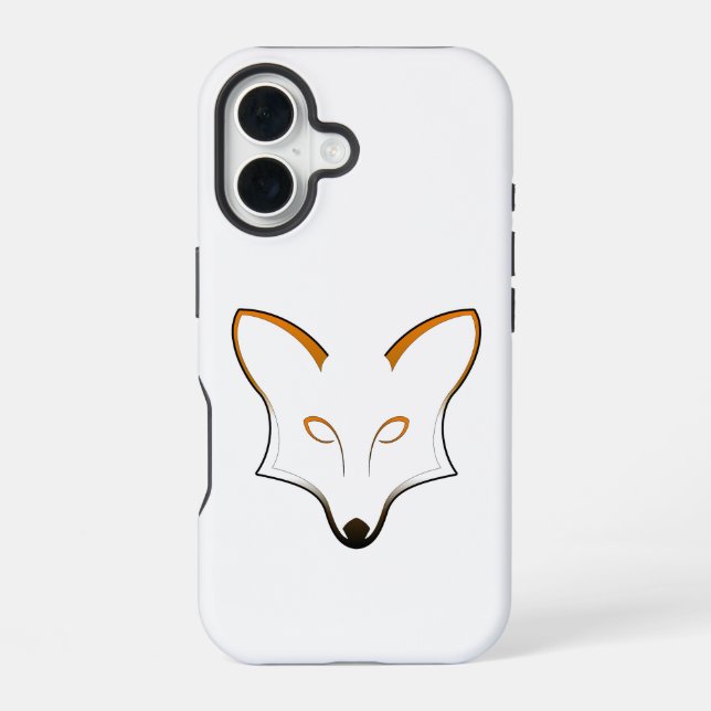 Fuchs-Logo iPhone 16 Hülle (Rückseite)