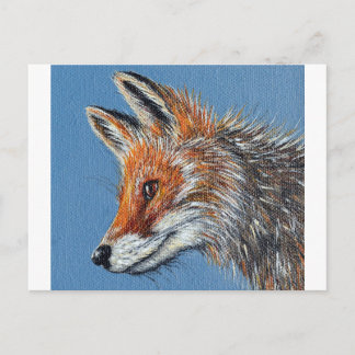 Fuchs-Malerei Postkarte