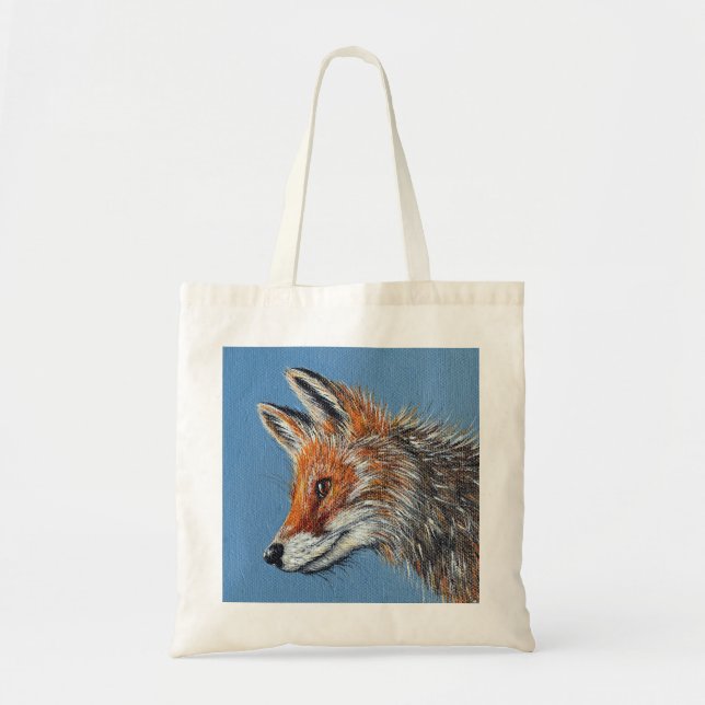 Fuchs Malerei Tragetasche (Vorne)