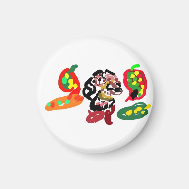 Fuchs markiert Herbst  Magnet (Vorne)