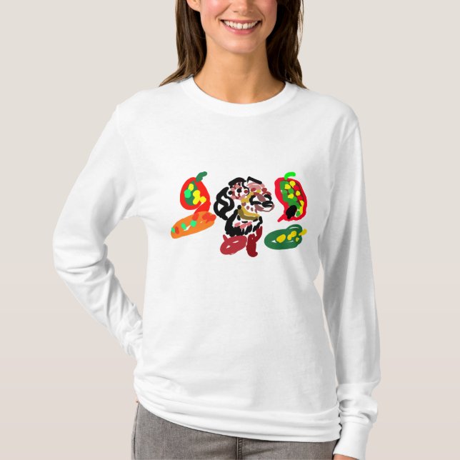 Fuchs markiert Herbst  T-Shirt (Vorderseite)