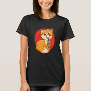 Fuchs mit Bubbel Tee Bubbeltea Fuchs Kinder 2