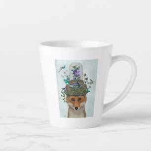 Fuchs mit Butterfly-Glockengraben Milchtasse