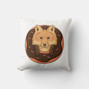 Fuchs mit Donut Kissen