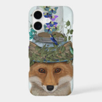 Fuchs mit Schmetterlingsglocke