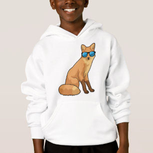 Fuchs mit Sonnenbrille Hoodie