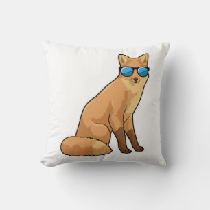 Fuchs mit Sonnenbrille Kissen