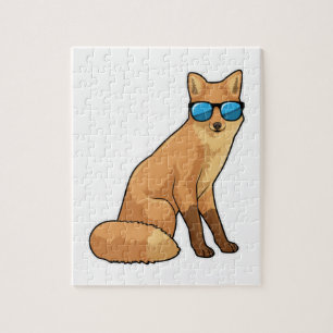 Fuchs mit Sonnenbrille Puzzle