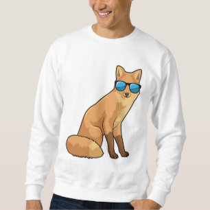 Fuchs mit Sonnenbrille Sweatshirt