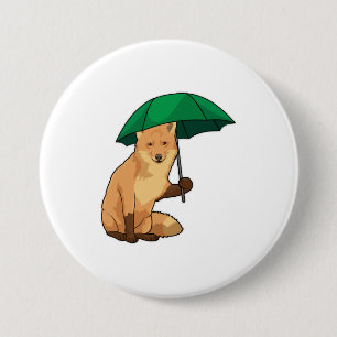 Fuchs mit Umbrella Button