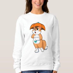 Fuchs mit Umbrella Sweatshirt